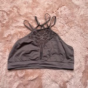 High neck bralette